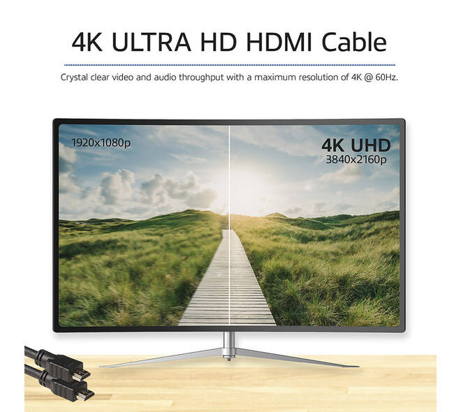 Kabel ACT HS v2.0 HDMI-A male - HDMI-A male (AWG30) 1 meter