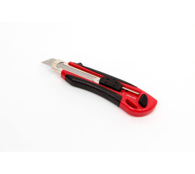 Snijmes IEZZY 18mm kunststof met ergonomische softgrip incl. 3 mesje