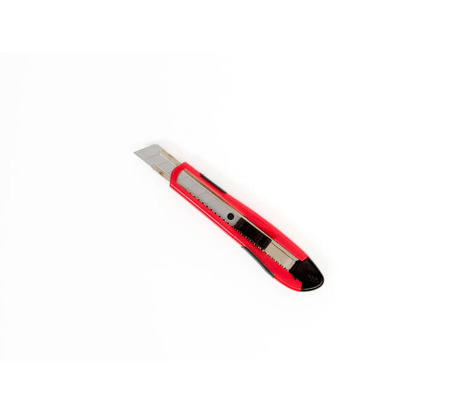 Snijmes IEZZY 18mm kunststof met softgrip inclusief 1 mesje