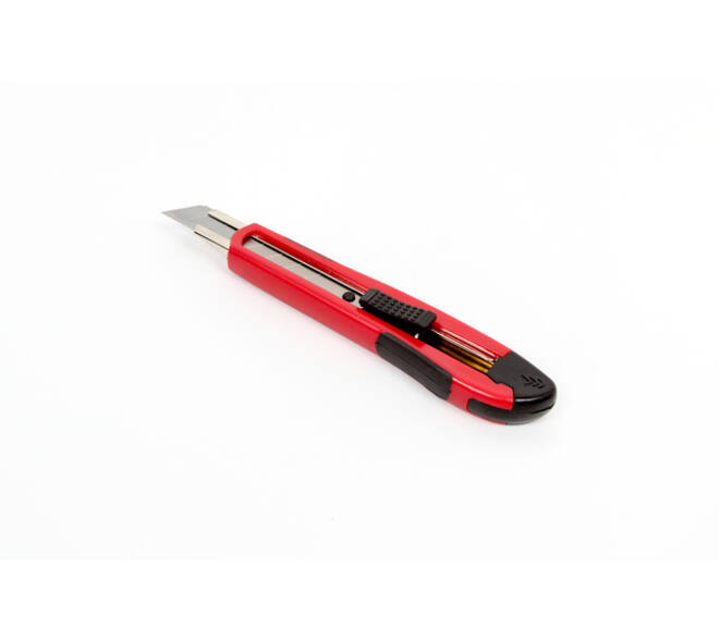 Snijmes IEZZY 18mm kunststof met softgrip inclusief 1 mesje