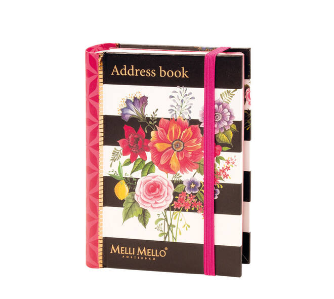 Adressenboek Paperclip Melli Mello A6 80vel 100gr