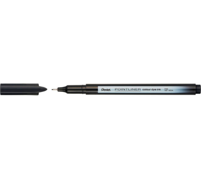 Fineliner Pentel Pointliner S40-A fijn zwart