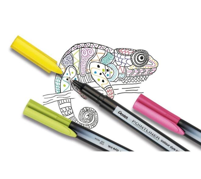 Fineliner Pentel Pointliner S40-C fijn blauw