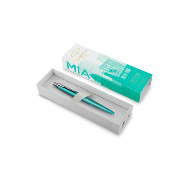 Balpen Parker Jotter special edition Miami turquoise CT medium