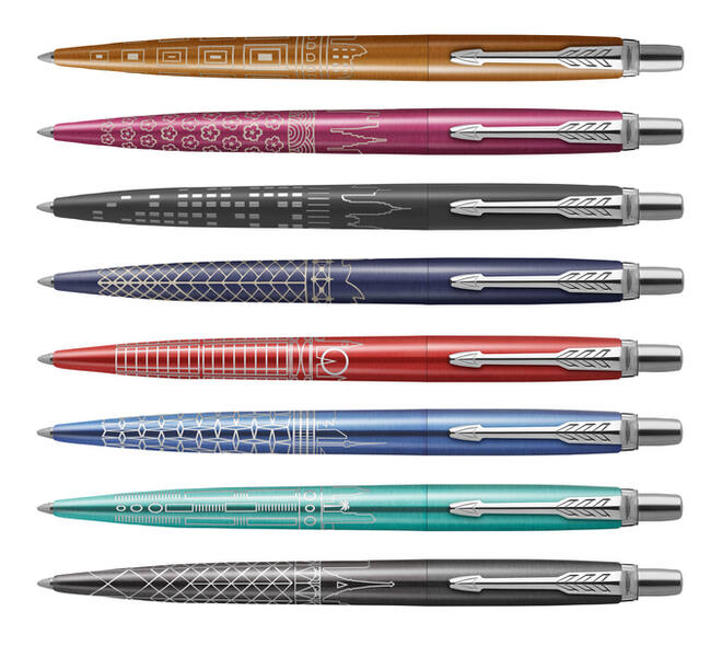Balpen Parker Jotter special edition Seoul blue CT medium