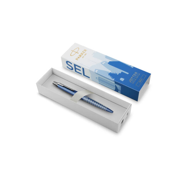Balpen Parker Jotter special edition Seoul blue CT medium