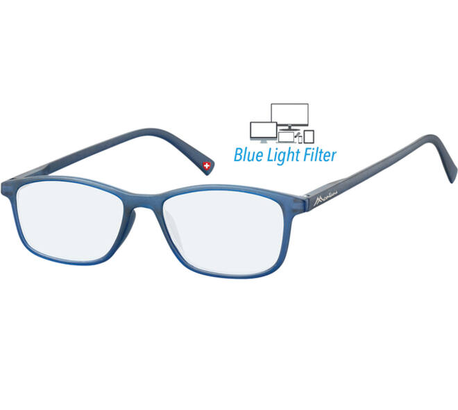 Bril  Montana +0.00 dpt blue light filter blauw
