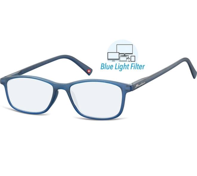 Leesbril  Montana +1.00 dpt blue light filter blauw