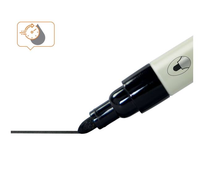 Whiteboardmarker Nobo ronde punt 3mm zwart