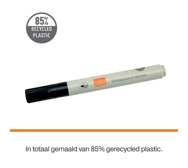 Whiteboardmarker Nobo ronde punt 3mm zwart
