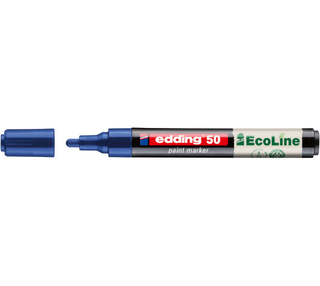 Paintmarker edding 50 EcoLine op waterbasis 2-3mm blauw