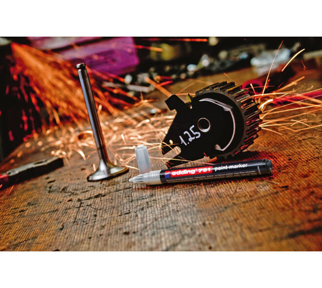 Paintmarker edding 791 PCR op alcoholbasis 1-2mm groen