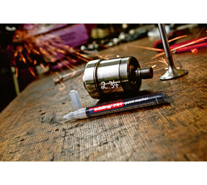 Paintmarker edding 791 PCR op alcoholbasis 1-2mm groen