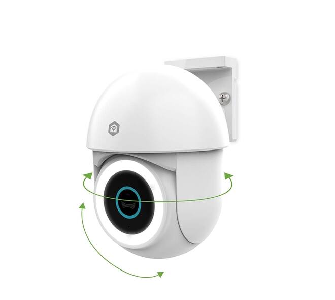Beveiligingscamera Nedis Smartlife Wifi buiten 3MP Full HD 1296p wit