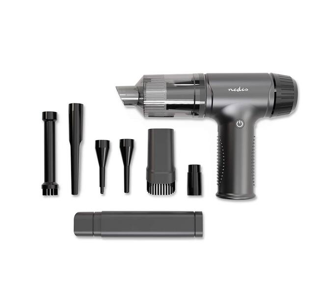 Handstofzuiger / luchtblazer Nedis 90W oplaadbaar zwart