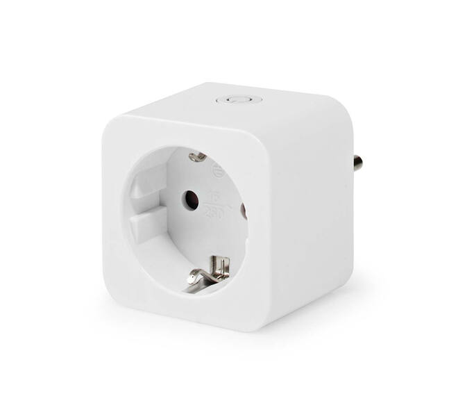 Slimme stekker Nedis Smartlife Wifi enkel wit