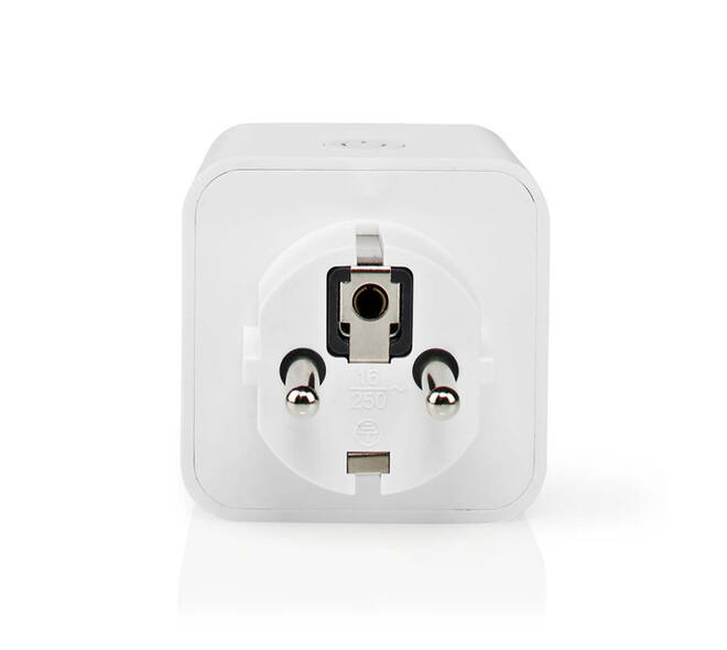 Slimme stekker Nedis Smartlife Wifi enkel wit