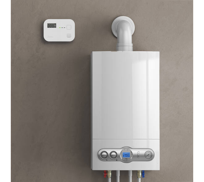 Koolmonoxidemelder Alecto 10 jaar sensor en display COA3910 wit