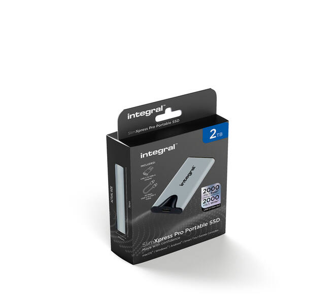 SSD Integral SlimXpress Portable USB-C 2TB
