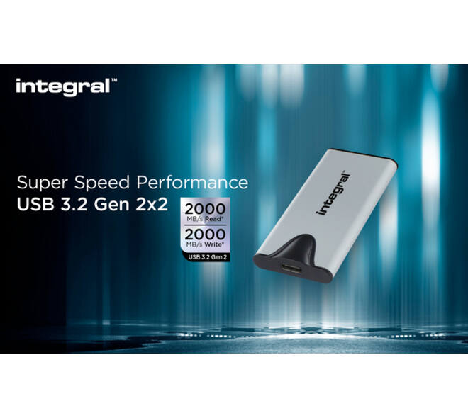 SSD Integral SlimXpress Portable USB-C 2TB