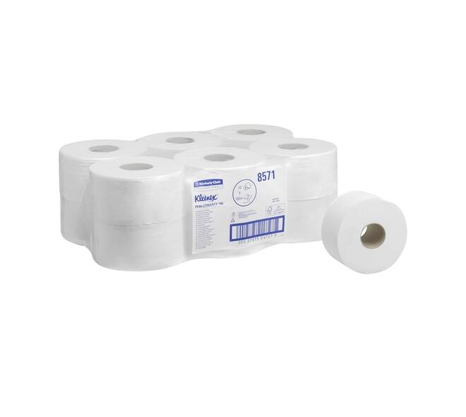 Toiletpapier Kleenex jumbo 2-laags 180m wit 8571