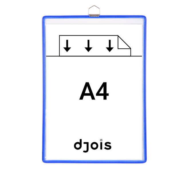 Zichtpanelenframe hangend Tarifold A4 blauw 5 stuks