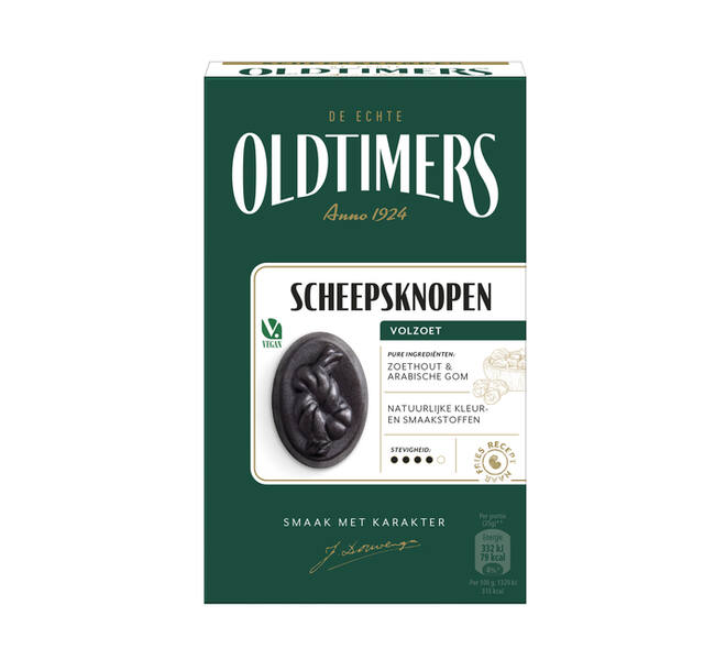 Drop Oldtimers scheepsknopen doos 235gr