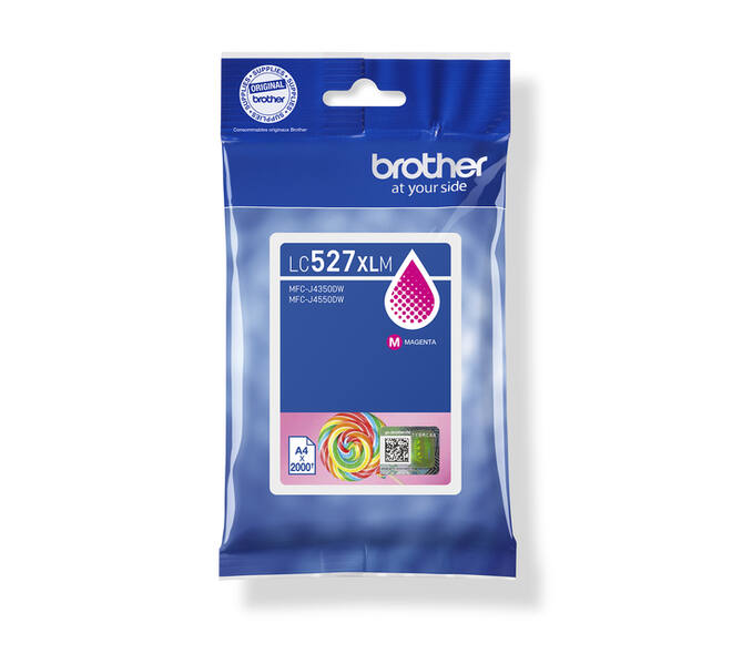 Inktcartridge Brother LC-527XLM rood
