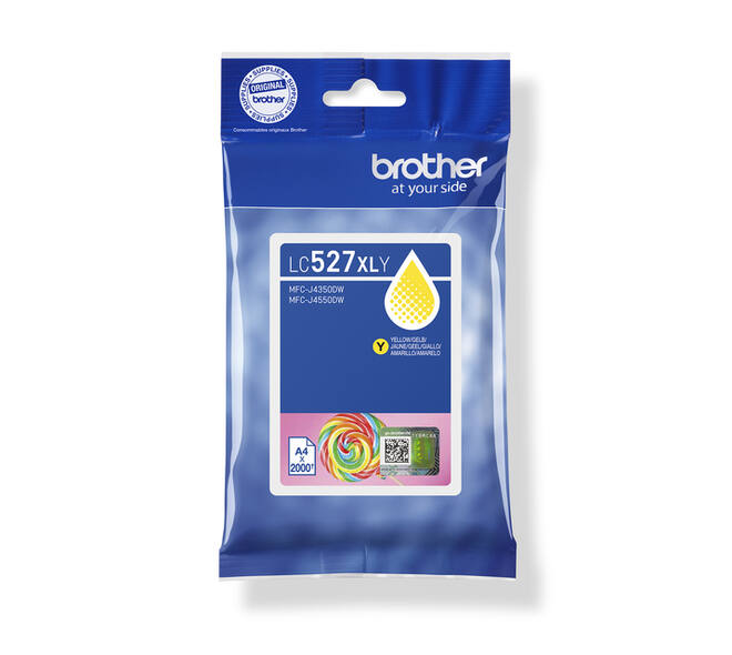 Inktcartridge Brother LC-527XLY geel