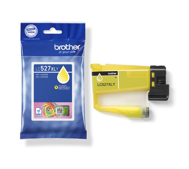 Inktcartridge Brother LC-527XLY geel
