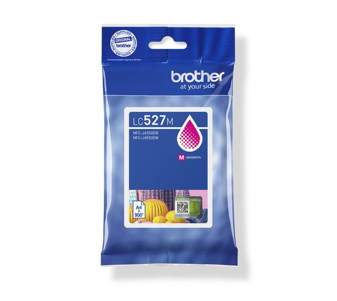 Inktcartridge Brother LC-527M rood
