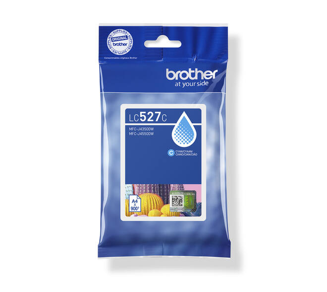 Inktcartridge Brother LC-527C blauw