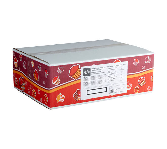 Muffins Elite mini marble 70 stuks
