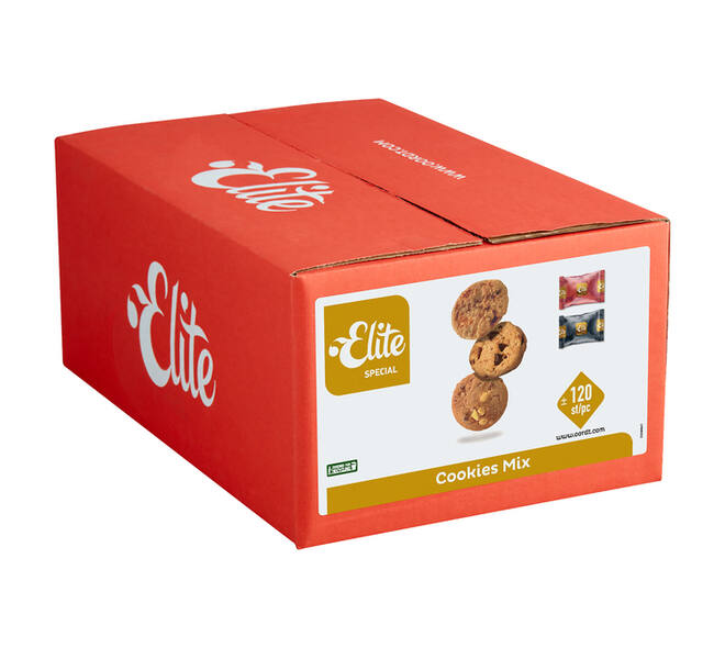 Koekjes Elite cookies mix 120 stuks