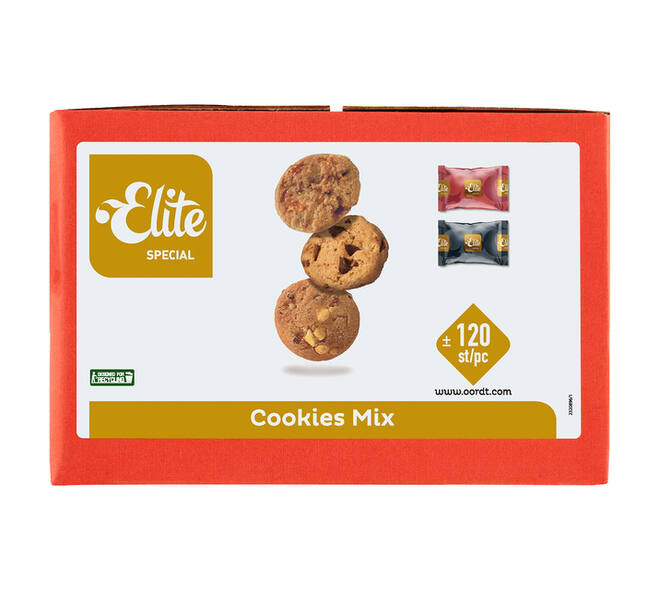 Koekjes Elite cookies mix 120 stuks