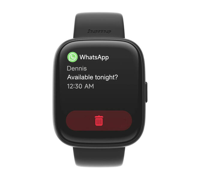 Smartwatch Hama 4000 zwart