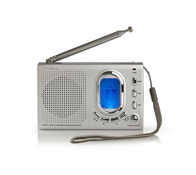 Wereldradio Nedis met wekker RDWR1000GY