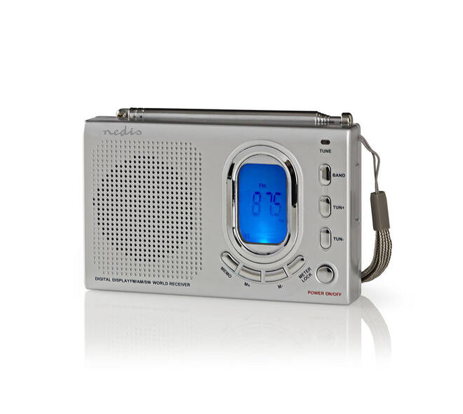 Wereldradio Nedis met wekker RDWR1000GY