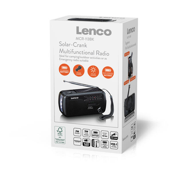 Noodradio Lenco MCR-113BK