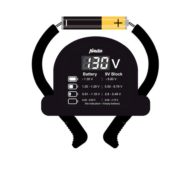 Batterijtester Alecto BTT2