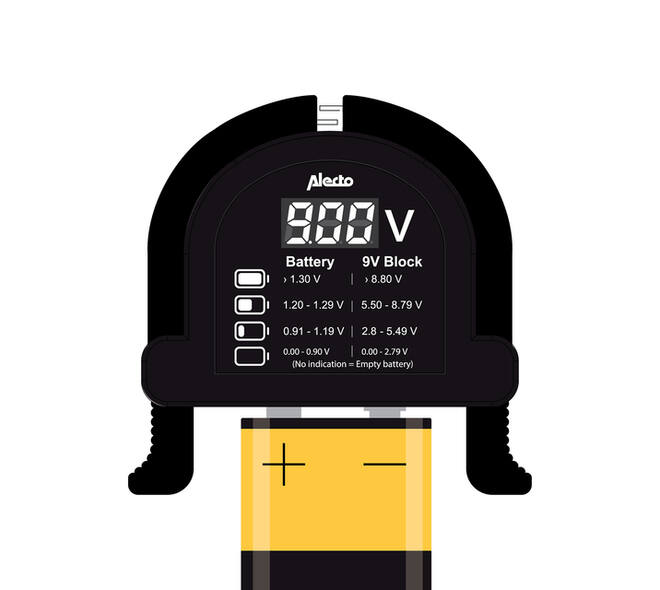 Batterijtester Alecto BTT2