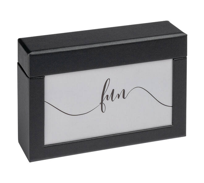 Fotobox walther design Fun 10x15cm 100 foto's zwart
