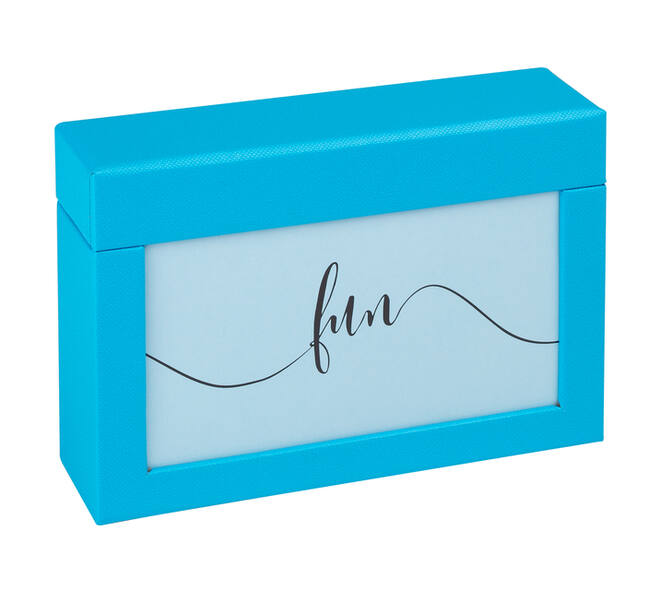 Fotobox walther design Fun 10x15cm 100 foto's oceaan blauw