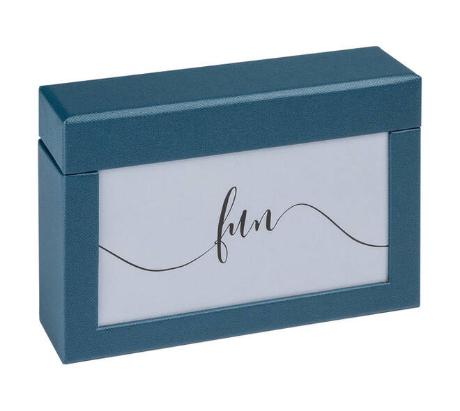 Fotobox walther design Fun 10x15cm 100 foto's blauw