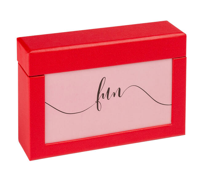 Fotobox walther design Fun 10x15cm 100 foto's rood