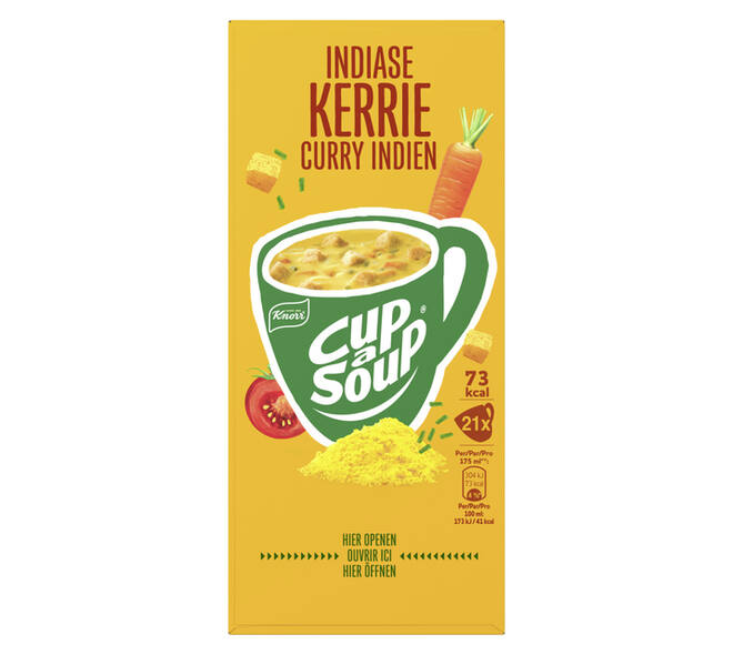 Cup-a-Soup Knorr Indiase kerrie 21x175ml
