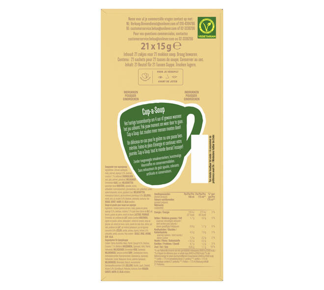 Cup-a-Soup Knorr asperge 21x175ml