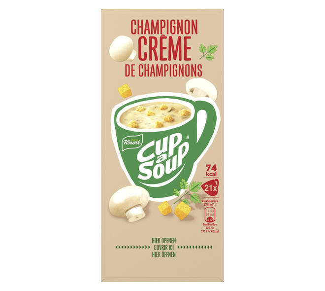 Cup-a-Soup Knorr champignon crème 21x175ml