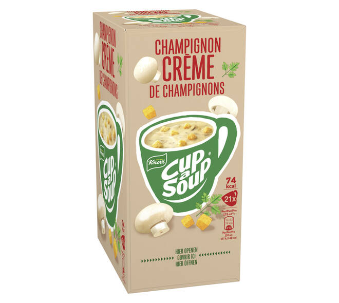 Cup-a-Soup Knorr champignon crème 21x175ml