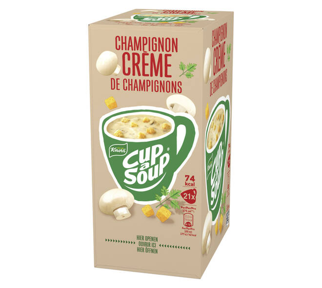 Cup-a-Soup Knorr champignon crème 21x175ml